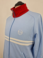 Load image into Gallery viewer, Vintage Sergio Tacchini Dallas Track Top L Blue White made in Italy
