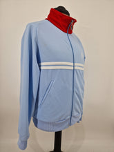 Load image into Gallery viewer, Vintage Sergio Tacchini Dallas Track Top L Blue White made in Italy
