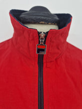 Load image into Gallery viewer, Vintage Fila Track Top XL made in Italy Red Navy White
