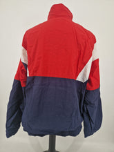 Load image into Gallery viewer, Vintage Fila Track Top XL made in Italy Red Navy White
