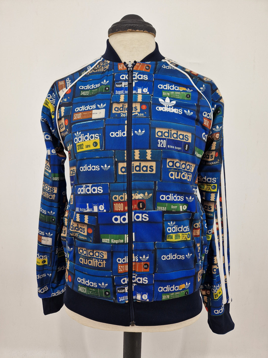 2015 adidas Originals AOP Box SST Reversible Track Top S #2