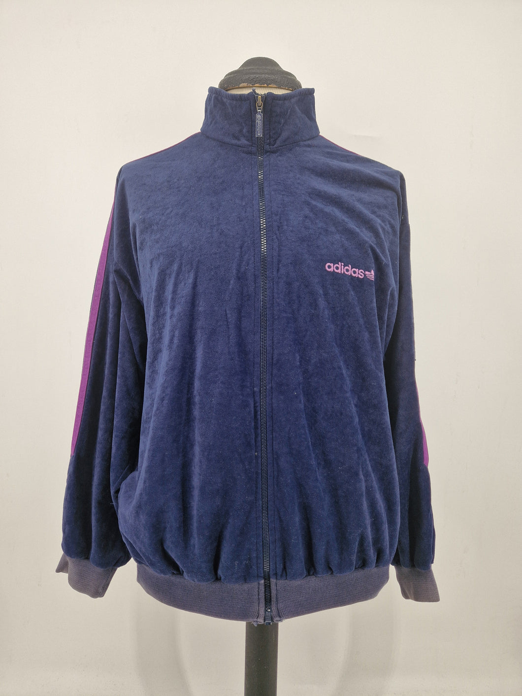 Vintage 80s adidas Originals One World Track Top D8 L made in France
