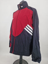 Load image into Gallery viewer, Vintage 90s adidas Originals Reversible Track Top D9 XL made in Malaysia Red White Black
