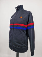 Load image into Gallery viewer, Ellesse Rimini Track Top M Black Red Blue
