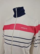 Load image into Gallery viewer, 2007 adidas Originals Europa White Navy Pink Vintage Track Top S

