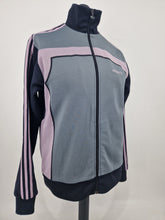 Load image into Gallery viewer, 2006 adidas Originals Knit Archive Series Track Top L Grey Pink
