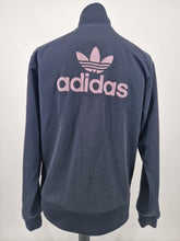 Load image into Gallery viewer, 2006 adidas Originals Knit Archive Series Track Top L Grey Pink
