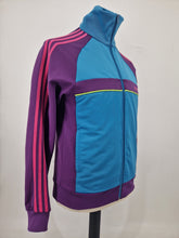 Load image into Gallery viewer, 2007 adidas Originals Itasca Track Top S Turquoise Purple Pink
