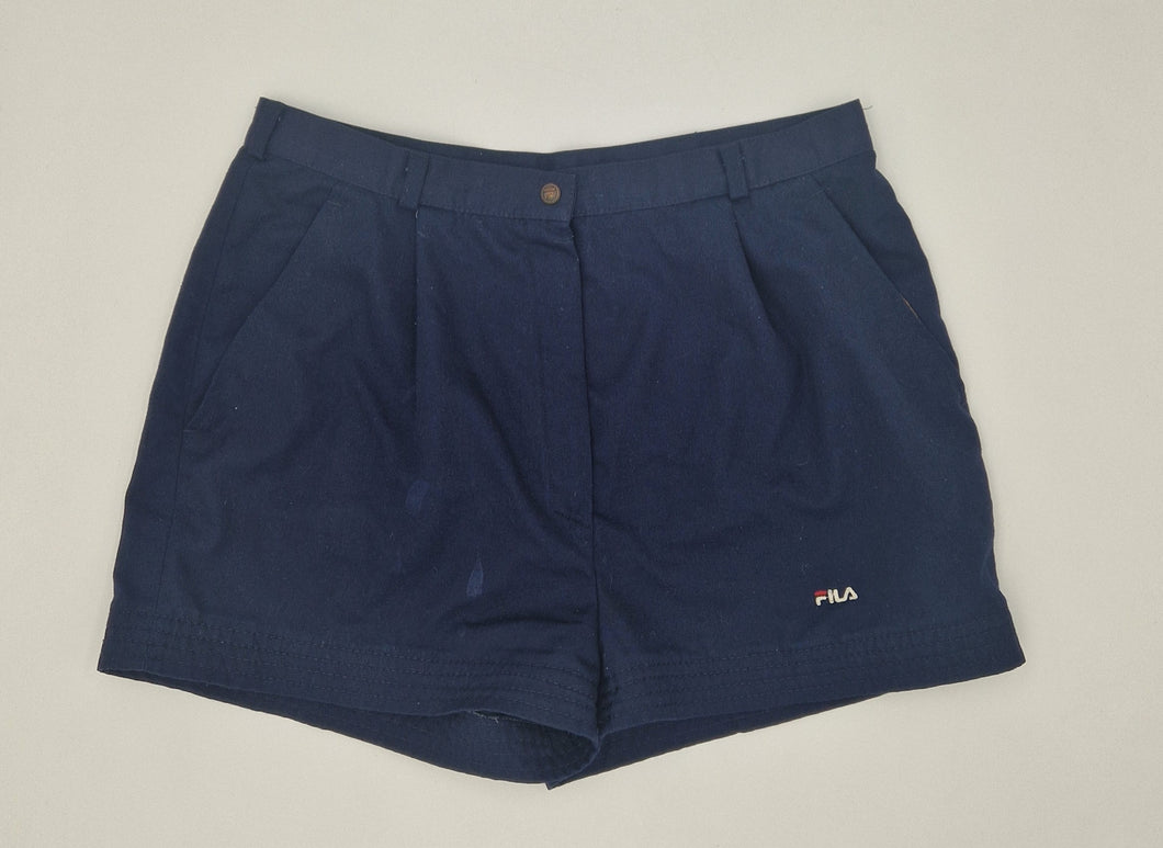 Vintage Fila Womens Tennis Shorts 12 made in Italy Blue