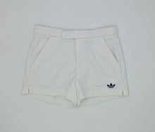 Load image into Gallery viewer, Vintage adidas Originals Tennis Shorts UK 28 made in Hong Kong
