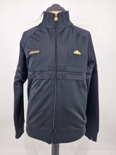 Load image into Gallery viewer, BNWT Ellesse Rimini Track Top Black Gold L
