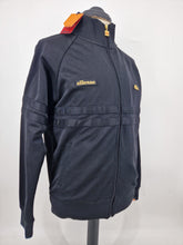 Load image into Gallery viewer, BNWT Ellesse Rimini Track Top Black Gold L
