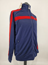 Load image into Gallery viewer, BNWT Fila White Line Track Top L Navy Red
