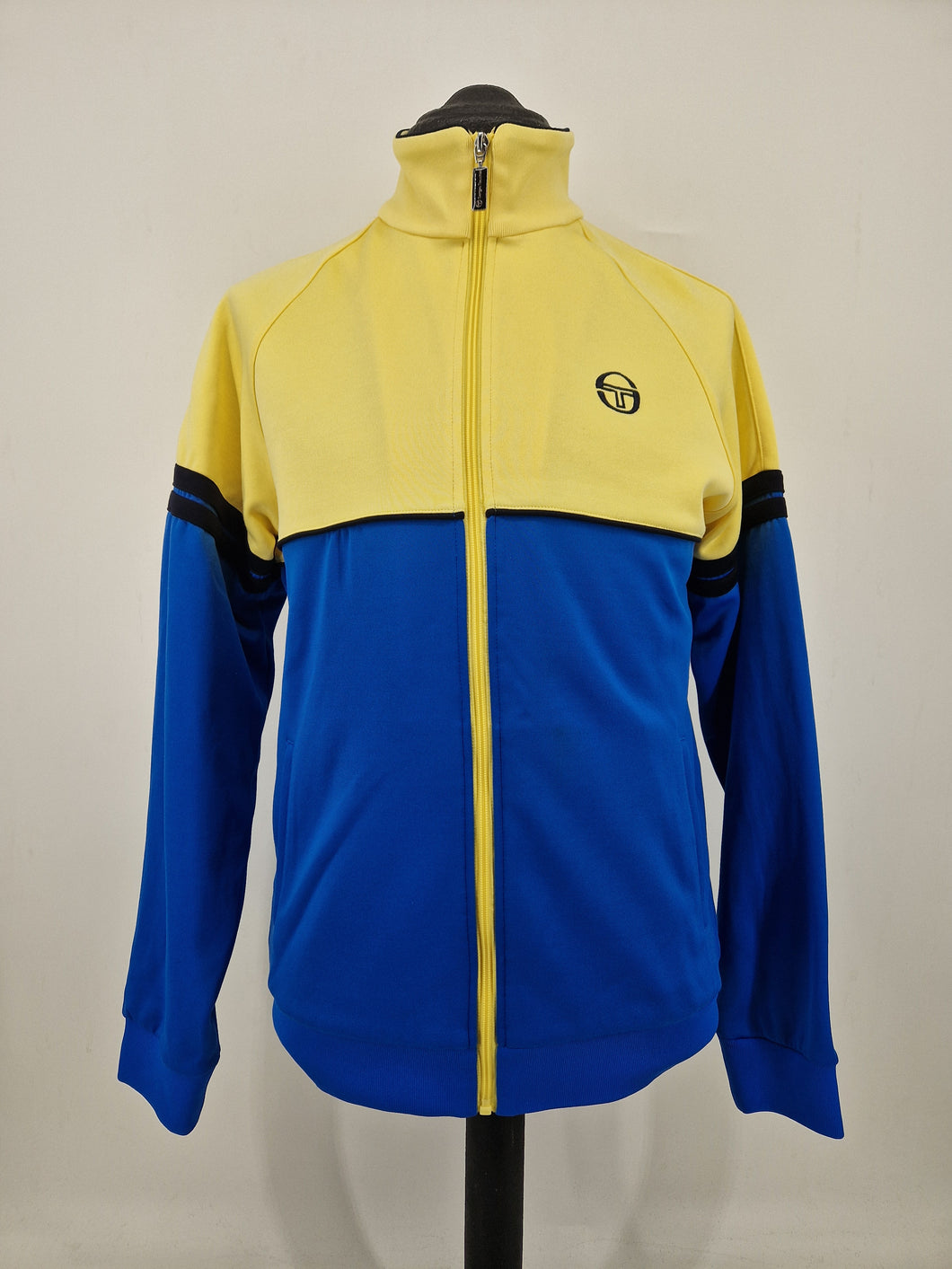 Sergio Tacchini Orion Track Top M Blue Yellow