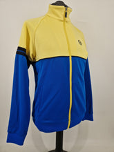 Load image into Gallery viewer, Sergio Tacchini Orion Track Top M Blue Yellow
