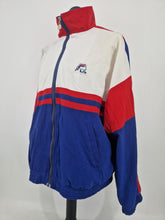 Load image into Gallery viewer, Vintage Fila USA Tennis Track Top L/XL white red blue
