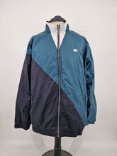 Load image into Gallery viewer, Vintage Nike Big Swoosh Track Top XL Green Black
