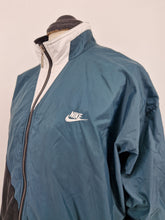 Load image into Gallery viewer, Vintage Nike Big Swoosh Track Top XL Green Black
