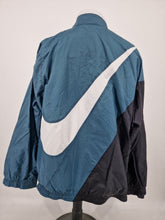 Load image into Gallery viewer, Vintage Nike Big Swoosh Track Top XL Green Black
