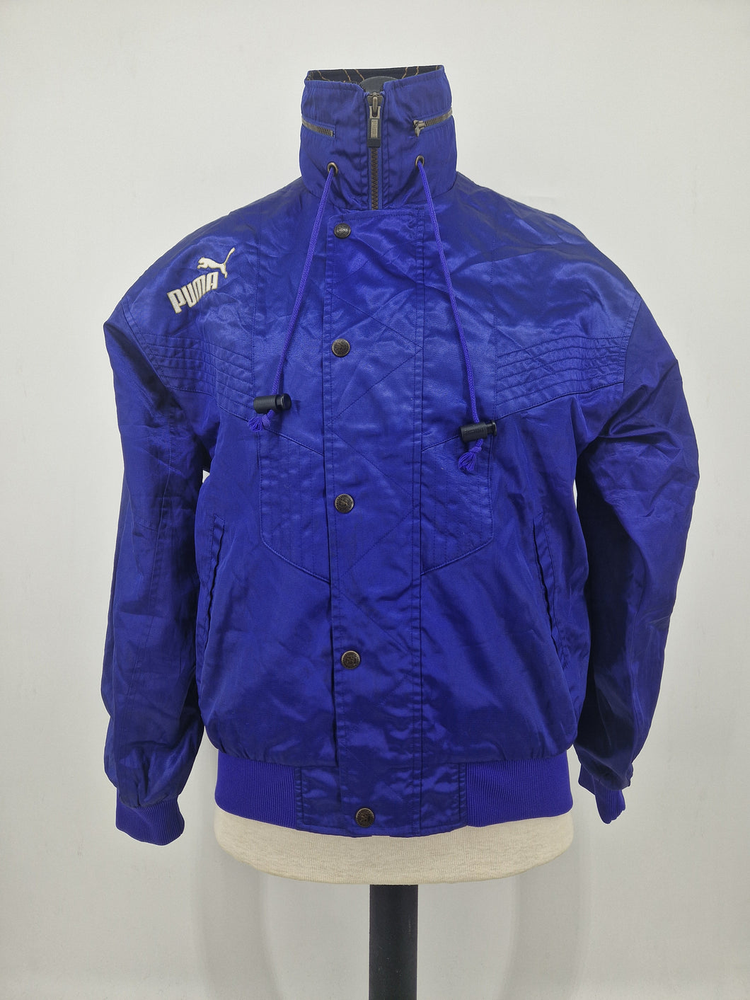 Vintage Puma X Hit Union M 170 90s Purple Bomber Style Jacket