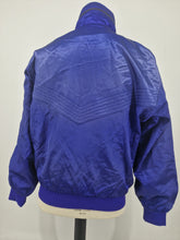 Load image into Gallery viewer, Vintage Puma X Hit Union M 170 90s Purple Bomber Style Jacket
