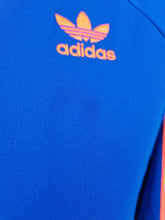 Load image into Gallery viewer, 2014 adidas Originals Dublin SST track top S Blue Orange
