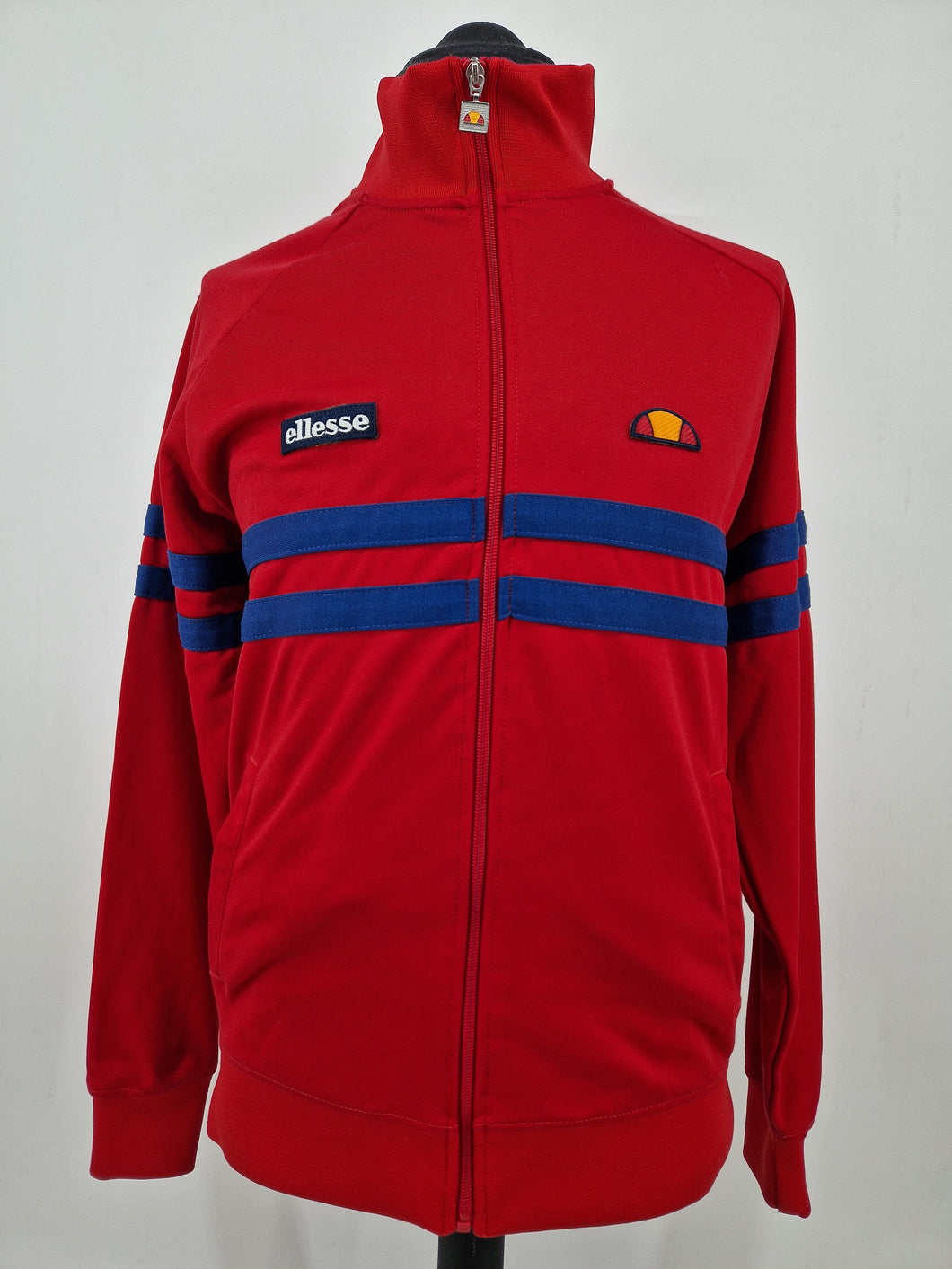 Ellesse Rimini Track Top Red Blue L – pontone classics