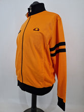 Load image into Gallery viewer, BNWT Ellesse Roma Track Top Orange Black XL
