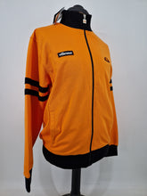 Load image into Gallery viewer, BNWT Ellesse Roma Track Top Orange Black XL
