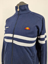 Load image into Gallery viewer, Ellesse Rimini Track Top Navy White L

