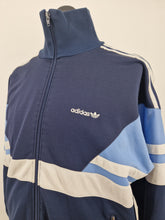 Load image into Gallery viewer, Vintage adidas Portugal 89 template Track Top L 80s Blue Navy made in West Germany
