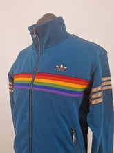 Load image into Gallery viewer, Vintage adidas X Descente Japan Release Track Top M/L Blush Green Gold Rainbow
