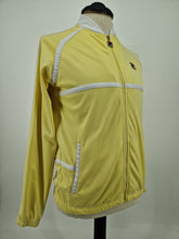 Load image into Gallery viewer, Fila White Line Track Top S Yellow White
