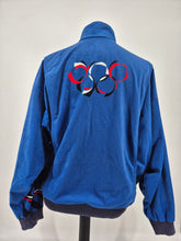 Load image into Gallery viewer, RARE 80s Vintage adidas France Olympic track top L
