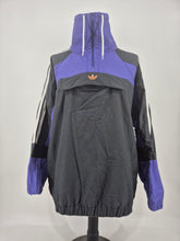 Load image into Gallery viewer, 2020 adidas Originals Skateboarding LMDRD Anorak Jacket XL Black Purple Amber Tint
