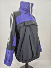 Load image into Gallery viewer, 2020 adidas Originals Skateboarding LMDRD Anorak Jacket XL Black Purple Amber Tint
