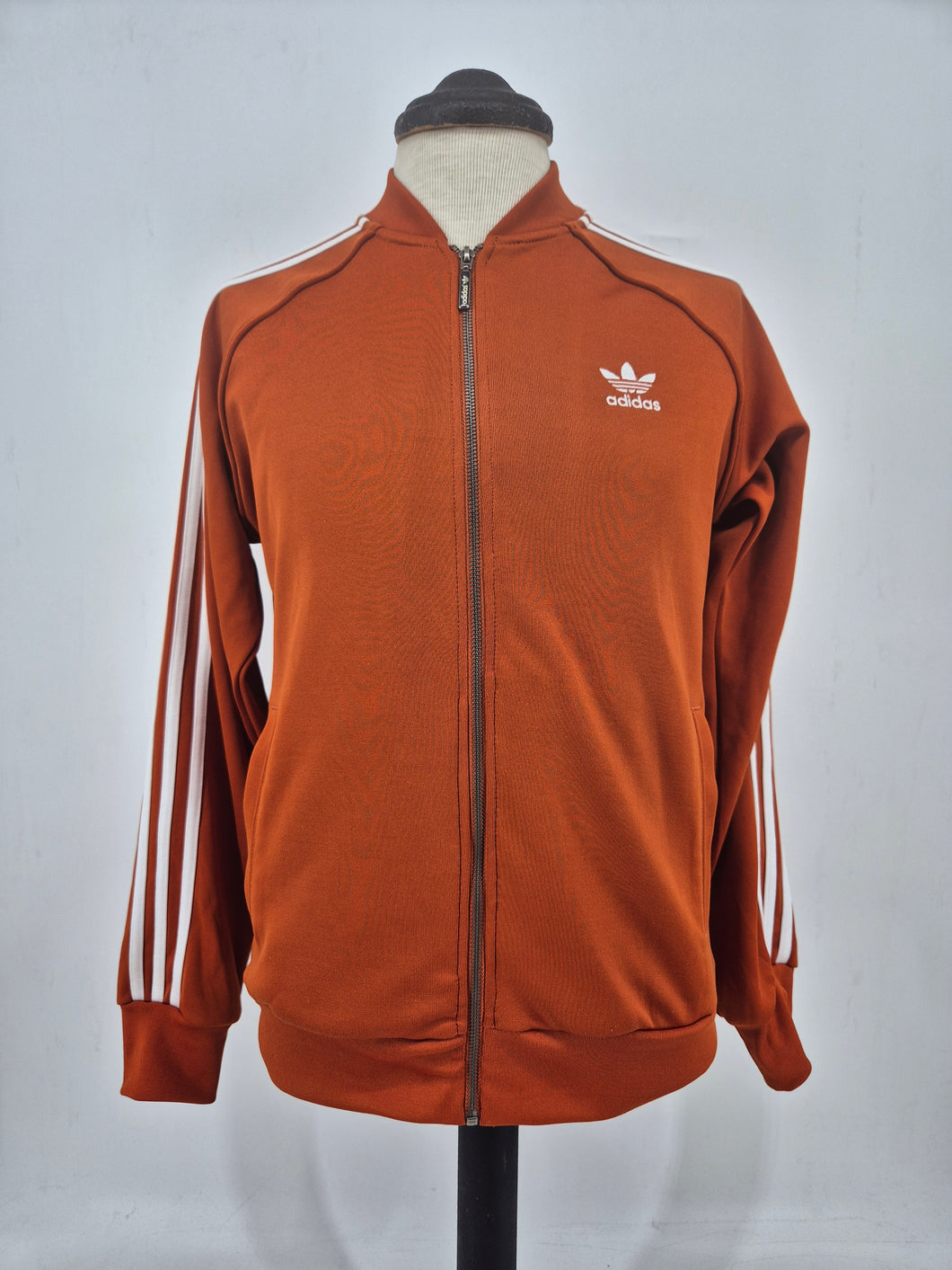 2015 adidas Originals SST Vintage Track Top M Bronze Orange White