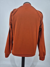 Load image into Gallery viewer, 2015 adidas Originals SST Vintage Track Top M Bronze Orange White
