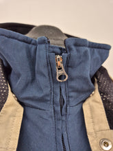 Load image into Gallery viewer, Vintage Napapijri Geographic Anorak M made in Romania Navy
