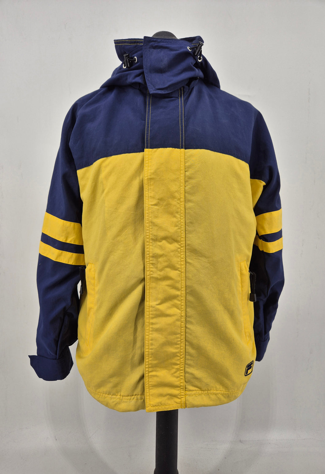Fila Vintage Jacket S Yellow Blue Asian Market Release