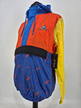 Load image into Gallery viewer, BNWT Fila Terrain Anorak L Red Yellow Blue

