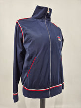 Load image into Gallery viewer, Fila Vintage Heritage Track Top L Navy Red White
