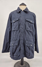 Load image into Gallery viewer, Timberland Mens Brookfield Twill Field Jacket XL Navy Cotton

