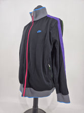 Load image into Gallery viewer, Vintage Nike Track Top XXL Black Pink Green Purple
