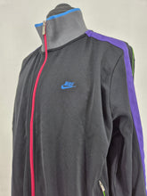 Load image into Gallery viewer, Vintage Nike Track Top XXL Black Pink Green Purple
