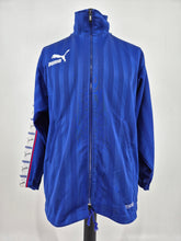 Load image into Gallery viewer, Vintage Puma X Hit Union Track Top L Blue Red White Asia Release
