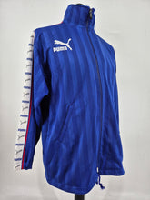 Load image into Gallery viewer, Vintage Puma X Hit Union Track Top L Blue Red White Asia Release
