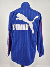 Load image into Gallery viewer, Vintage Puma X Hit Union Track Top L Blue Red White Asia Release
