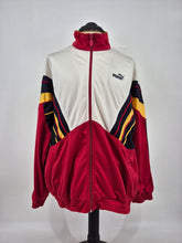 Load image into Gallery viewer, Vintage Puma 80s Track Top L XL made in Thailand White Black Yellow Red
