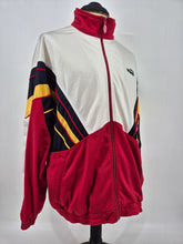 Load image into Gallery viewer, Vintage Puma 80s Track Top L XL made in Thailand White Black Yellow Red
